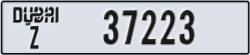 dubai - code - Z - number -37223