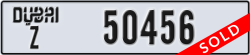 dubai - code - Z - number -50456