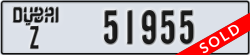 dubai - code - Z - number -51955