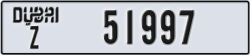 dubai - code - Z - number -51997