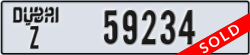 dubai - code - Z - number -59234