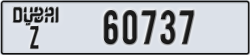 dubai - code - Z - number -60737
