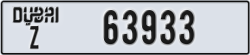 dubai - code - Z - number -63933