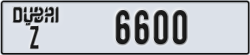 dubai - code - Z - number -6521