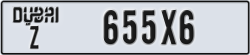 dubai - code - Z - number -655X6