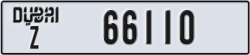 dubai - code - Z - number -66110