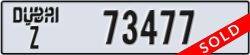 dubai - code - Z - number -73477