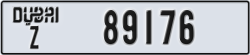 dubai - code - Z - number -89097