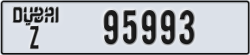 dubai - code - Z - number -95993