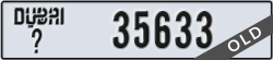 dubai - code - _ - number -35633