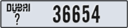 dubai - code - _ - number -36654
