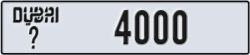 dubai - code - _ - number -4000