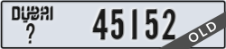 dubai - code - _ - number -45152