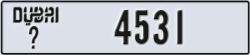 dubai - code - _ - number -4531