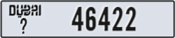 dubai - code - _ - number -46422