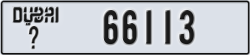 dubai - code - _ - number -66113