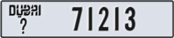 dubai - code - _ - number -71213