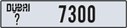 dubai - code - _ - number -7300