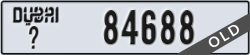 dubai - code - _ - number -84688