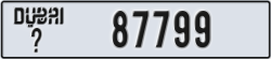 dubai - code - _ - number -87799