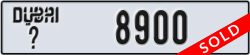 dubai - code - _ - number -8900