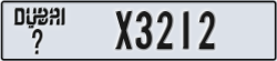 dubai - code - _ - number -X3212