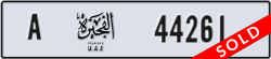 fujairah - code - A - number -44261