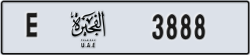 fujairah - code - E - number -3888
