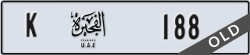 fujairah - code - K - number -188