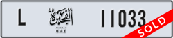 fujairah - code - L - number -11033