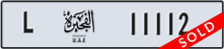 fujairah - code - L - number -11112