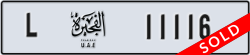 fujairah - code - L - number -11116