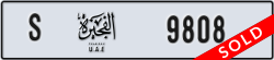 fujairah - code - S - number -9808