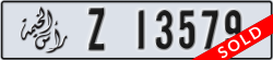 ras al khaimah - code - Z - number -13579