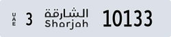 sharjah - code - 3 - number -10054
