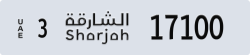 sharjah - code - 3 - number -17021