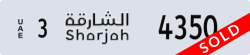 sharjah - code - 3 - number -4350