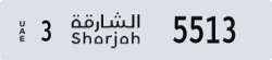 sharjah - code - 3 - number -5513