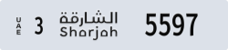 sharjah - code - 3 - number -5597