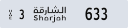 sharjah - code - 3 - number -633