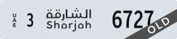 sharjah - code - 3 - number -6727