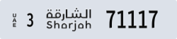 sharjah - code - 3 - number -71038