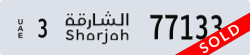 sharjah - code - 3 - number -77133