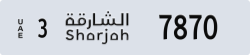 sharjah - code - 3 - number -7791