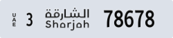 sharjah - code - 3 - number -78599