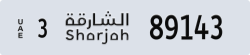 sharjah - code - 3 - number -89143