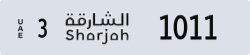 sharjah - code - 3 - number -932