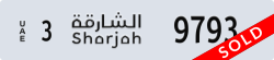 sharjah - code - 3 - number -9793