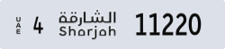 sharjah - code - 4 - number -11220