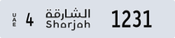 sharjah - code - 4 - number -1152